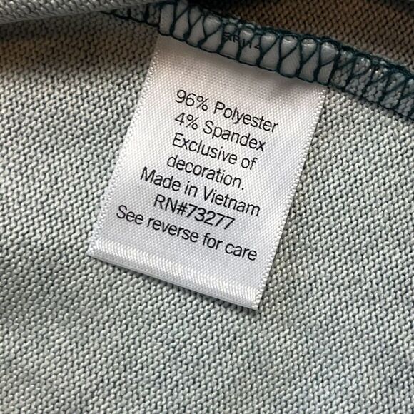 NINE WEST XXL DARK GREEN Black Snake Long Puff Balloon Sleeve Sweater Dress - Picture 13 of 13